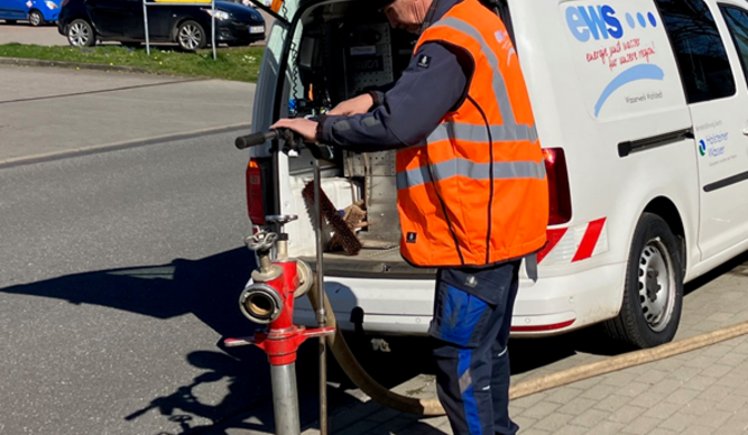 Hydrantenwartung